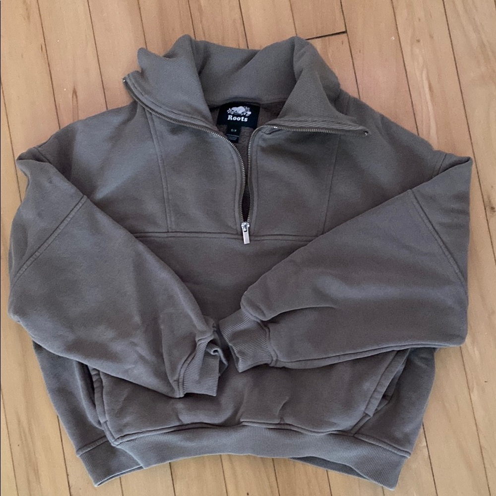 Roots Quarter-zip Sweater